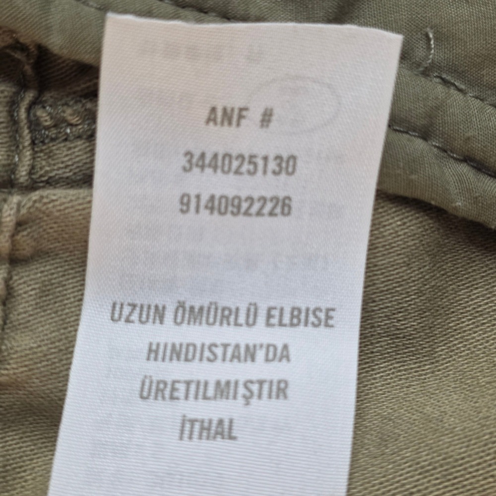Hollister Utility Vest Womens Small Olive Green Excellent Cinched Cargo Jacket - Picture 8 of 13